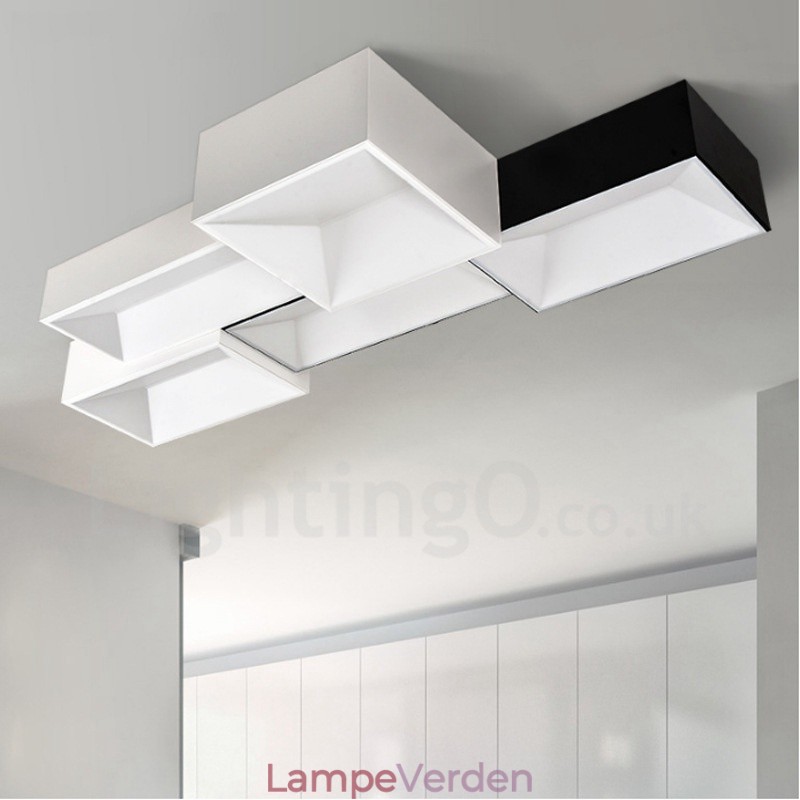 Moderne moderne integreret metal flush Mount Light