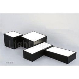 Moderne moderne integreret metal flush Mount Light