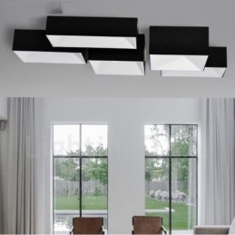 Moderne moderne integreret metal flush Mount Light