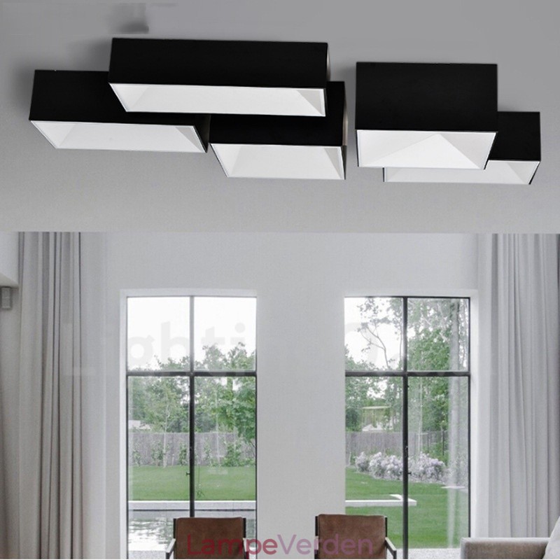Moderne moderne integreret metal flush Mount Light