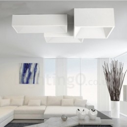 Moderne moderne integreret metal flush Mount Light