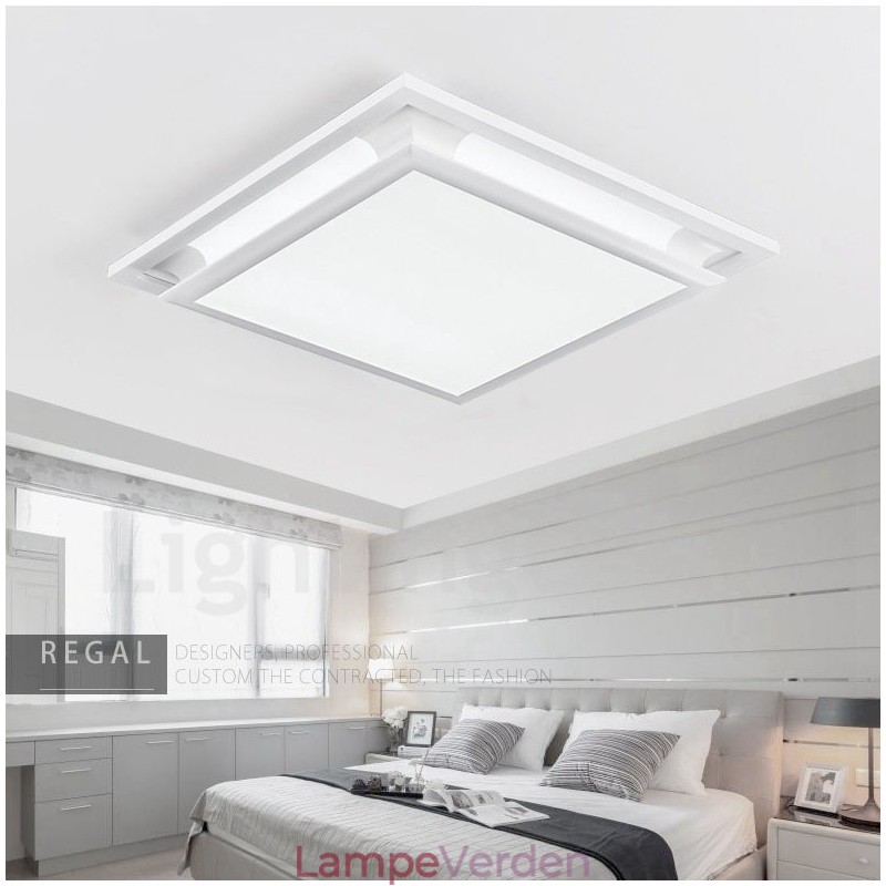 Moderne moderne integreret metal flush Mount Light