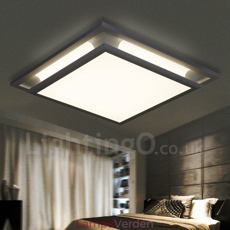 Moderne moderne integreret metal flush Mount Light