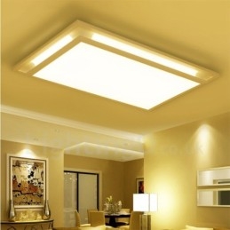 Moderne moderne integreret metal flush Mount Light