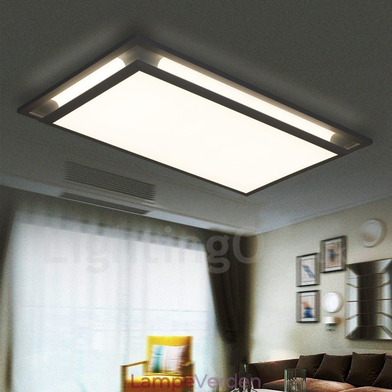 Moderne moderne integreret metal flush Mount Light