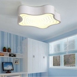 Moderne moderne integreret metal flush Mount Light