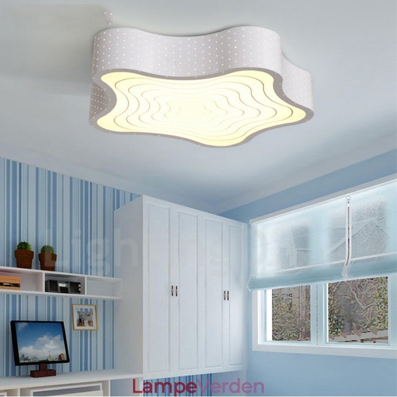 Moderne moderne integreret metal flush Mount Light