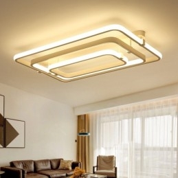 3 Ringe Moderne Moderne Integreret Flush Mount Light