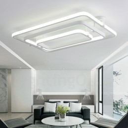 3 Ringe Moderne Moderne Integreret Flush Mount Light