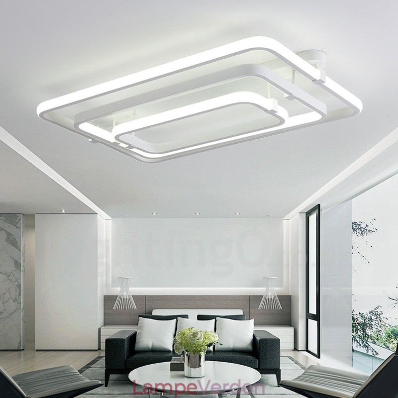 3 Ringe Moderne Moderne Integreret Flush Mount Light