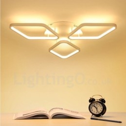 3 Lys Moderne Moderne Integreret Metal Flush Mount Light