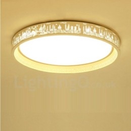 Moderne moderne integreret metal flush Mount Light