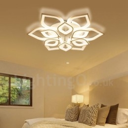 12 Lys Moderne Moderne Integreret Flush Mount Light