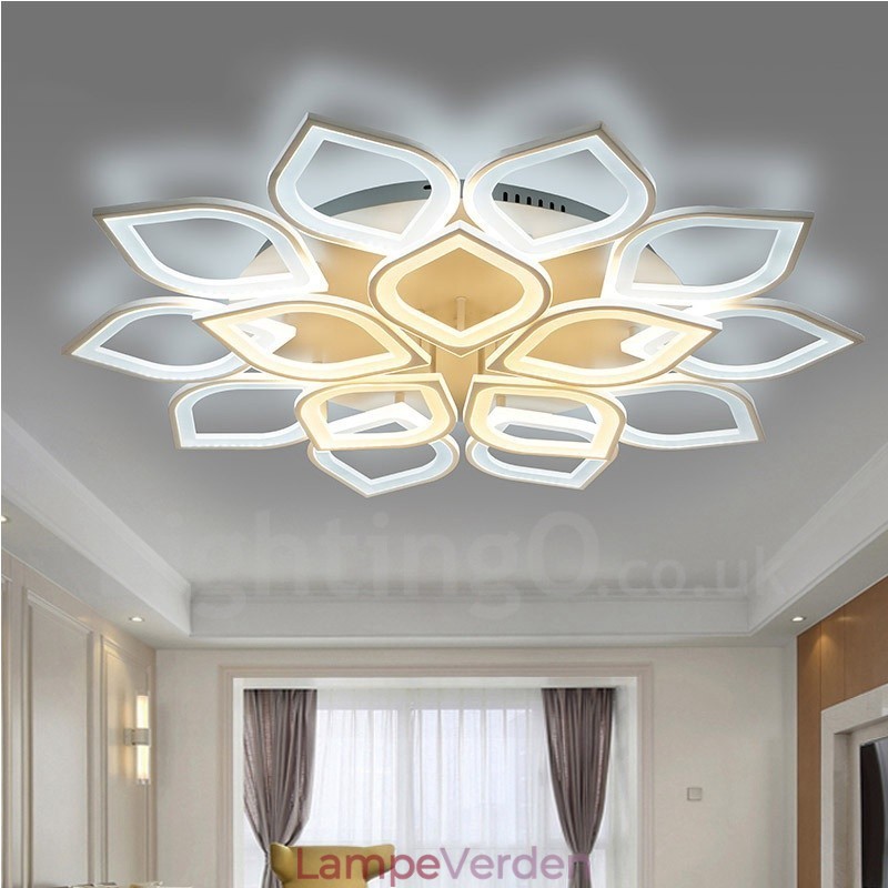 15 Lys Moderne Moderne Integreret Flush Mount Light