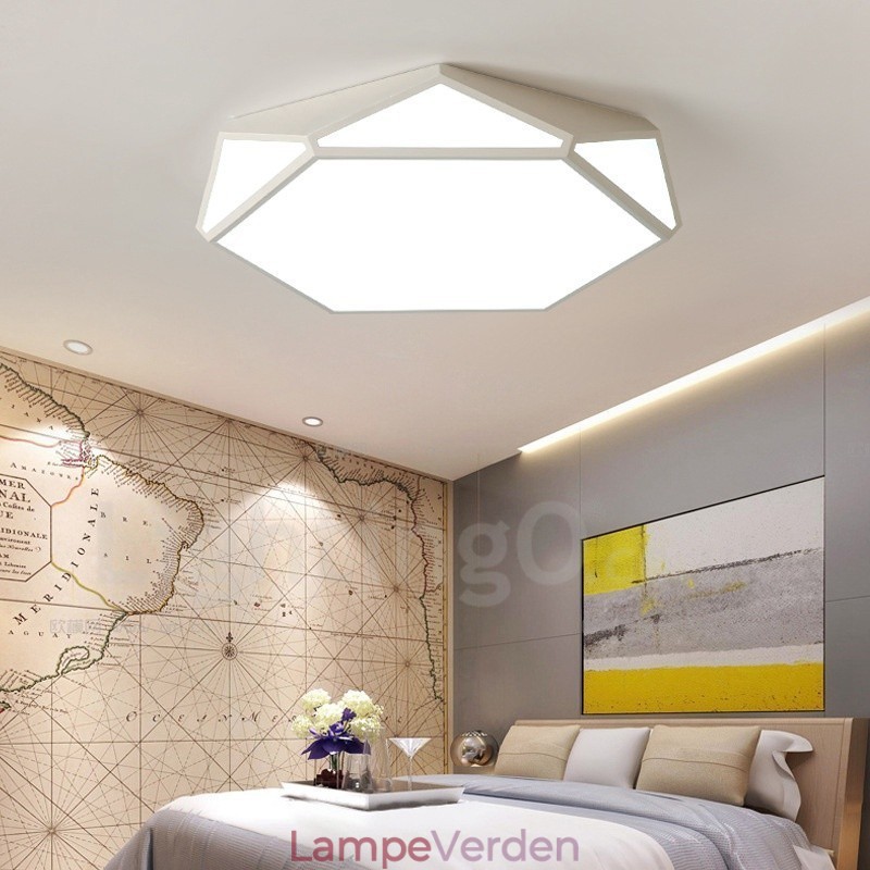 Moderne moderne integreret metal flush Mount Light