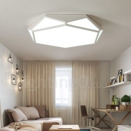 Moderne moderne integreret metal flush Mount Light