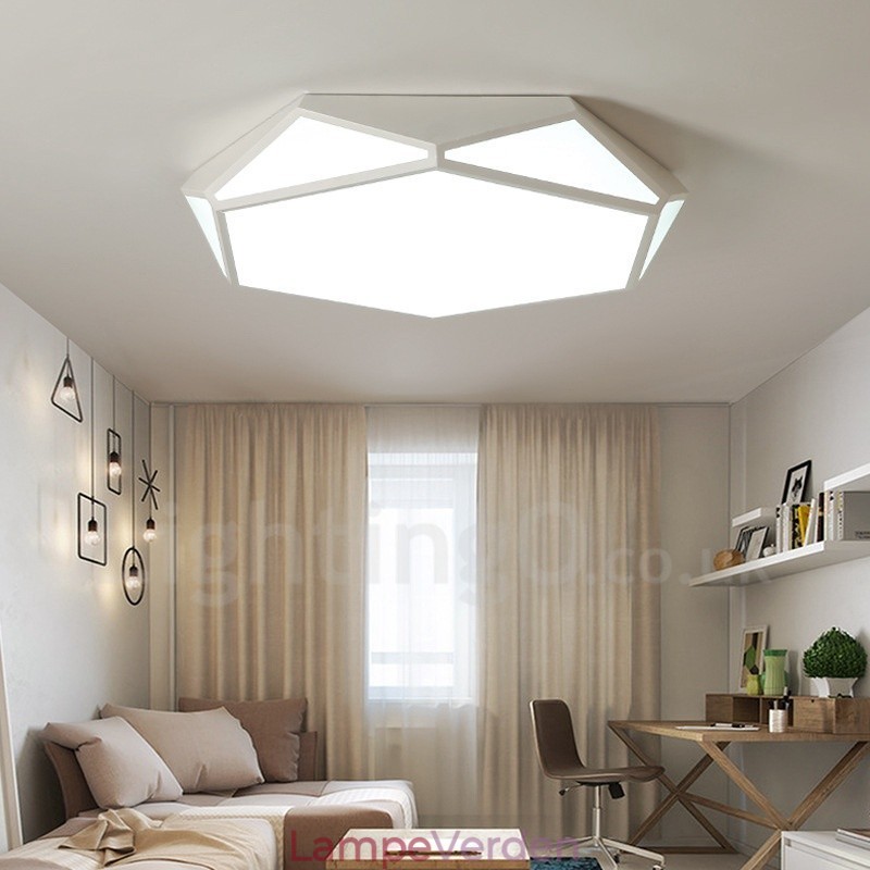 Moderne moderne integreret metal flush Mount Light