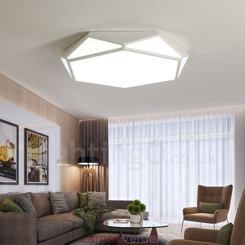 Moderne moderne integreret metal flush Mount Light