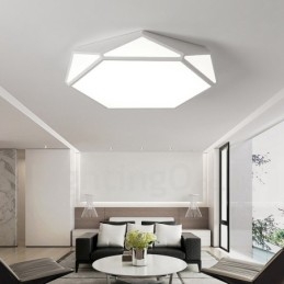 Moderne moderne integreret metal flush Mount Light