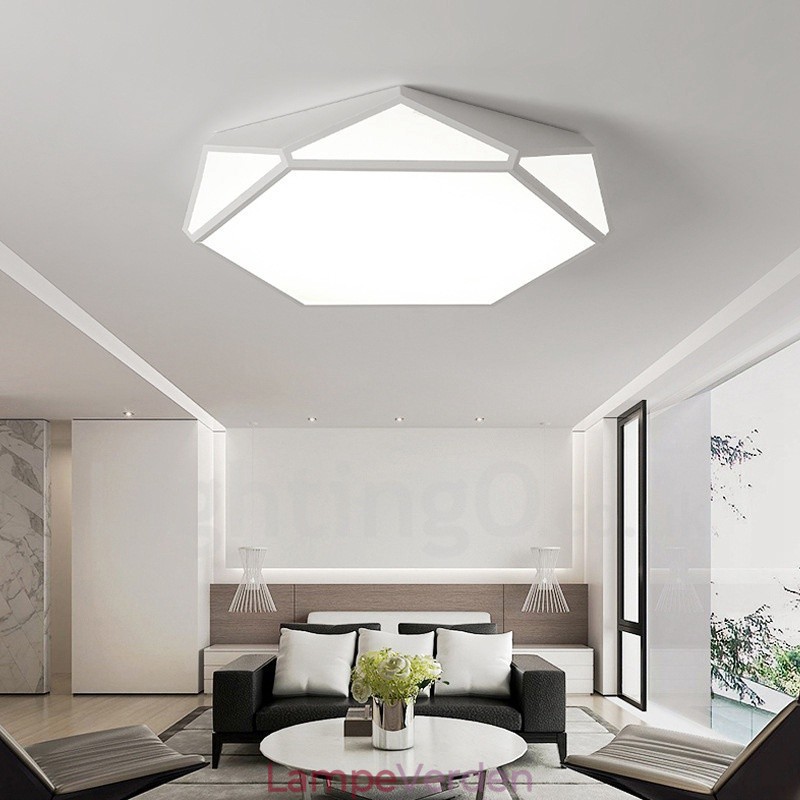 Moderne moderne integreret metal flush Mount Light