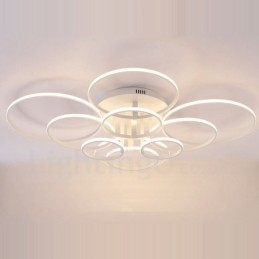 10 Lys Moderne Moderne Integreret Metal Flush Mount Light