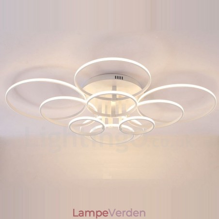 10 Lys Moderne Moderne Integreret Metal Flush Mount Light 10 Lys Moderne Moderne Integreret Metal Flush Mount Light