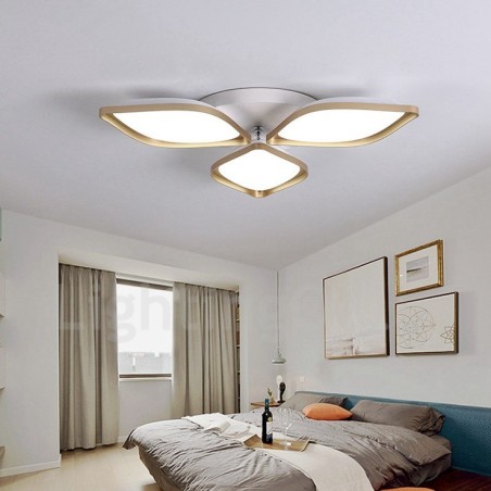 3 Lys Moderne Moderne Integreret Metal Flush Mount Light 3 Lys Moderne Moderne Integreret Metal Flush Mount Light