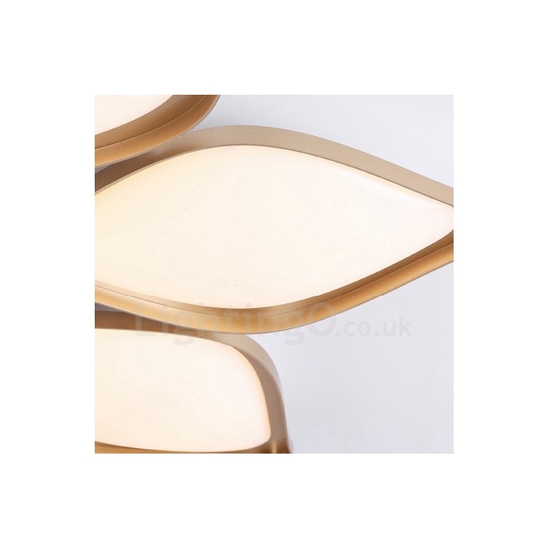 3 Lys Moderne Moderne Integreret Metal Flush Mount Light