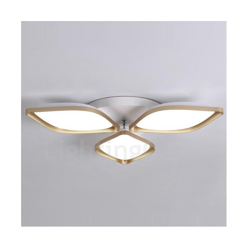 3 Lys Moderne Moderne Integreret Metal Flush Mount Light