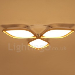 3 Lys Moderne Moderne Integreret Metal Flush Mount Light