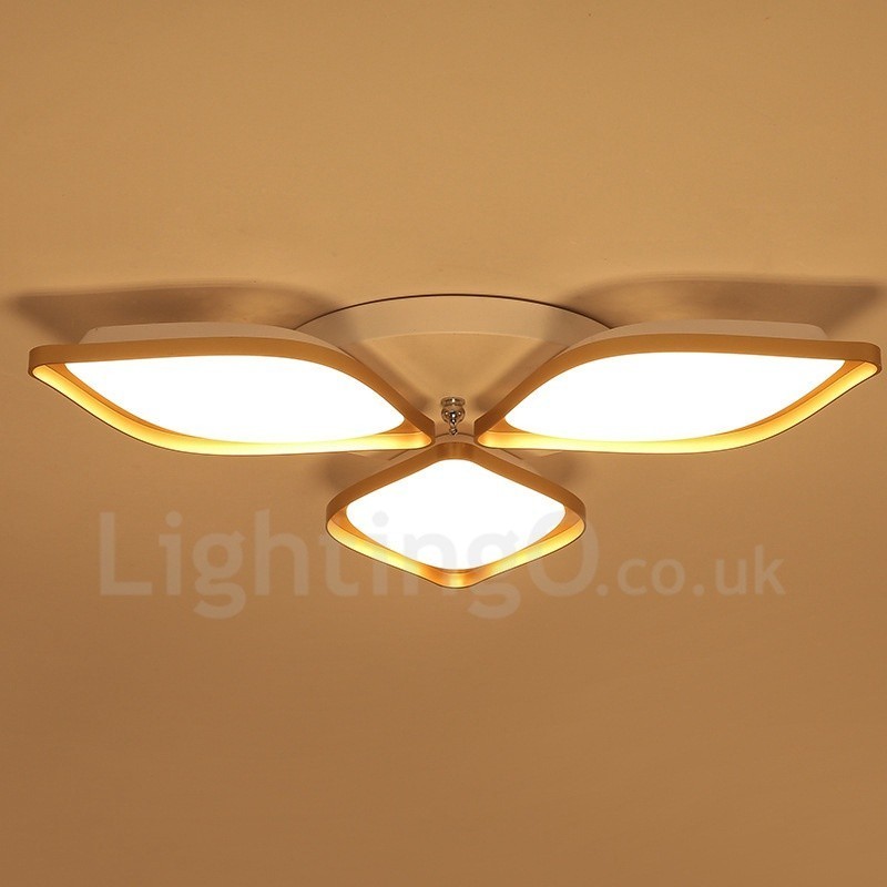 3 Lys Moderne Moderne Integreret Metal Flush Mount Light