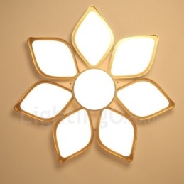 8 Lys Moderne Moderne Integreret Metal Flush Mount Light
