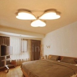 3 Lys Moderne Moderne Integreret Metal Flush Mount Light