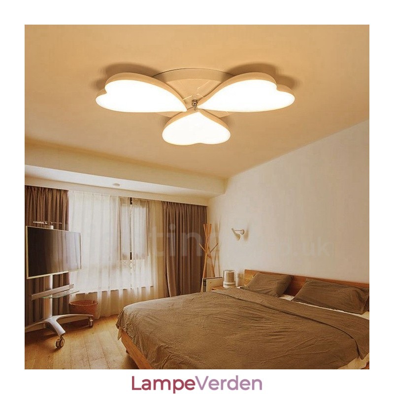 3 Lys Moderne Moderne Integreret Metal Flush Mount Light