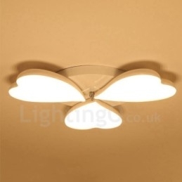 3 Lys Moderne Moderne Integreret Metal Flush Mount Light
