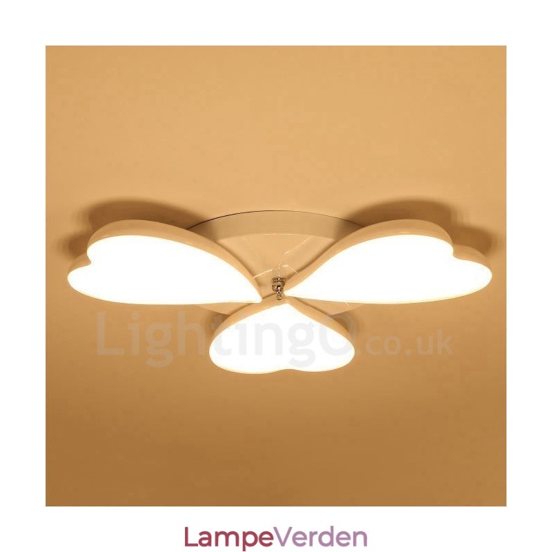 3 Lys Moderne Moderne Integreret Metal Flush Mount Light