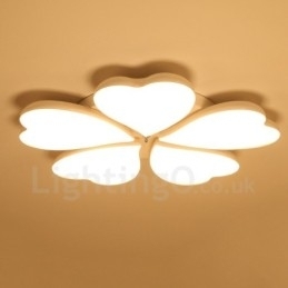 5 Lys Moderne Moderne Integreret Metal Flush Mount Light