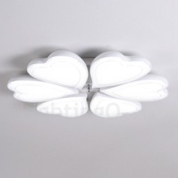 6 Lys Moderne Moderne Integreret Metal Flush Mount Light