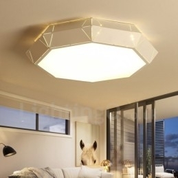 Moderne moderne integreret metal flush Mount Light