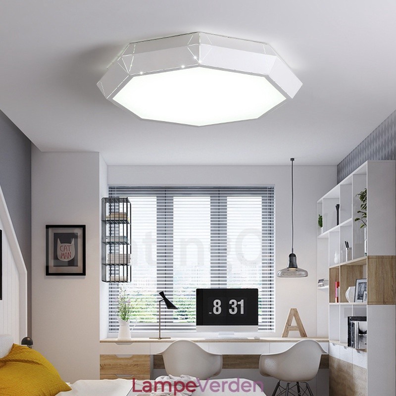 Moderne moderne integreret metal flush Mount Light