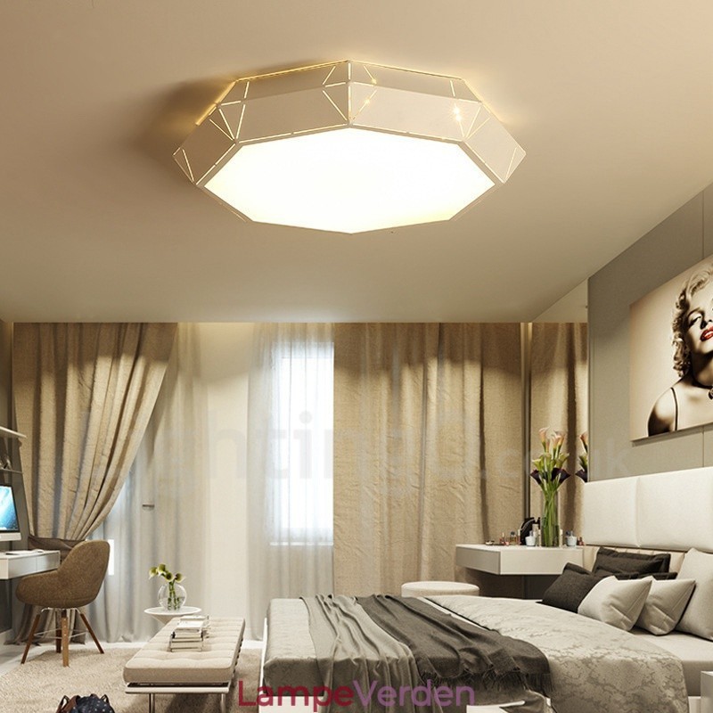 Moderne moderne integreret metal flush Mount Light