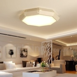 Moderne moderne integreret metal flush Mount Light