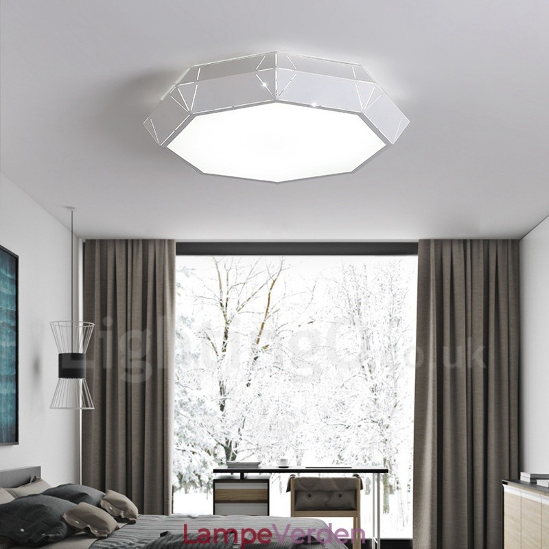 Moderne moderne integreret metal flush Mount Light