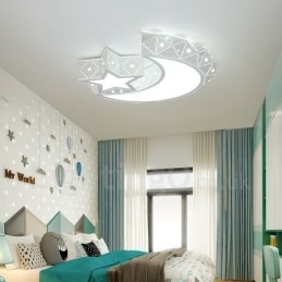 Moderne moderne integreret metal flush Mount Light