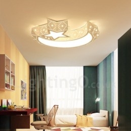 Moderne moderne integreret metal flush Mount Light