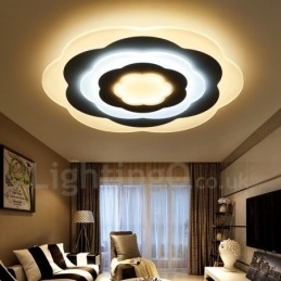 Moderne moderne integreret metal flush Mount Light