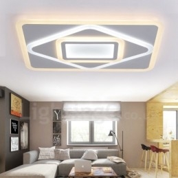 Moderne moderne integreret metal flush Mount Light