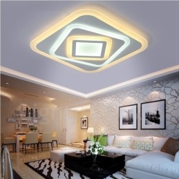 Moderne moderne integreret metal flush Mount Light