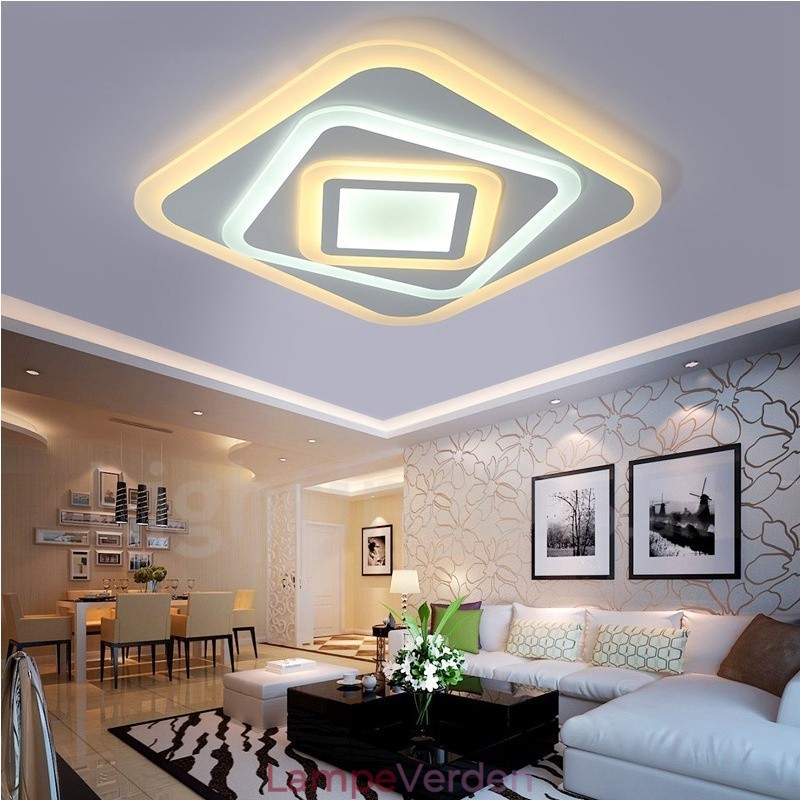 Moderne moderne integreret metal flush Mount Light