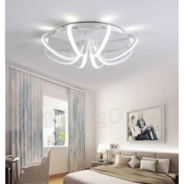 Moderne moderne integreret metal flush Mount Light